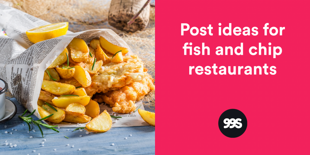 Social media post ideas for fish and chip shops