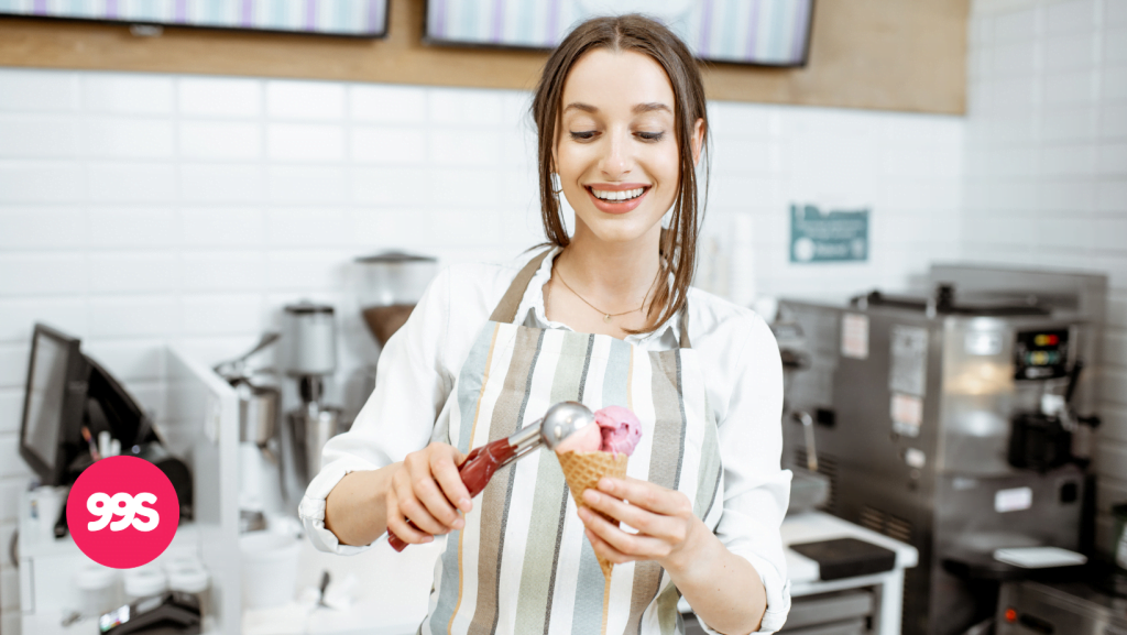 Social media post ideas for ice cream parlours